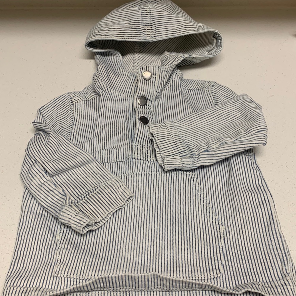 Toddler Pull Over Jean Jacket